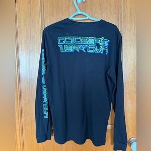 OVO Black Long Sleeve with Blue Graphics